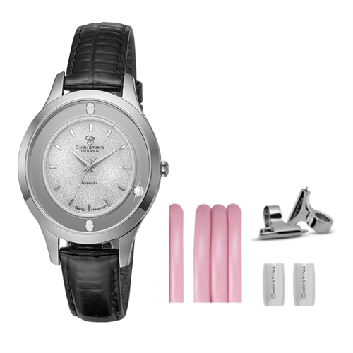 Collect ur 331SWBL-Magic + Lyserød  Watch Cord set - Christina Jewelry & Watches